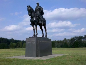 Statue of Stonewall Jackson at the Manassas Battlefield